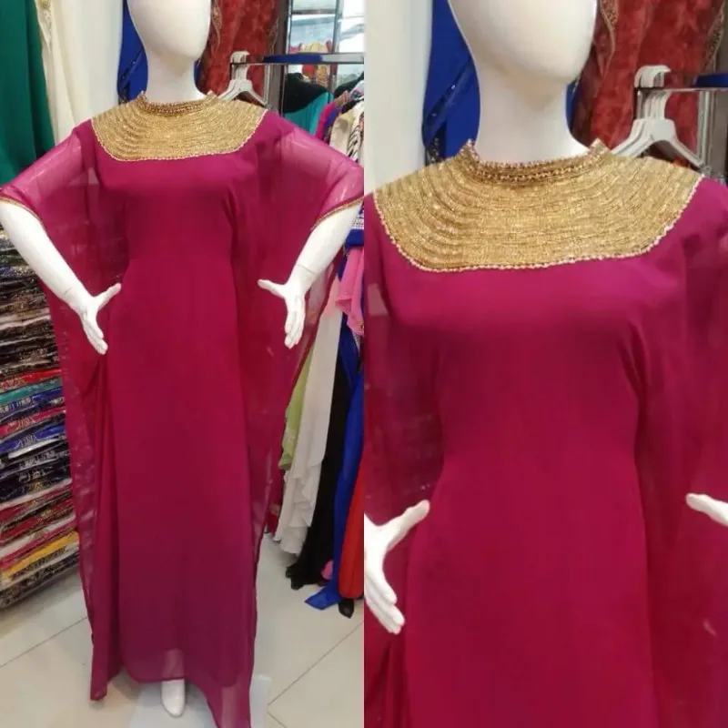 Picture of Radhe Designer Blue Georgette Kaftan Dress for Women - F2406