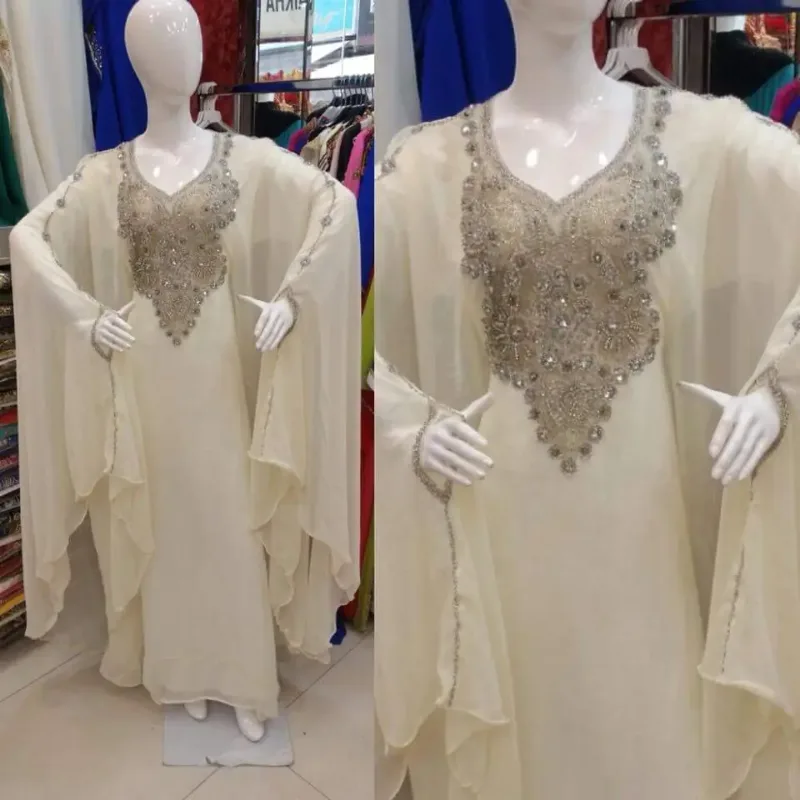 Picture of Radhe Designer Multicolor Georgette Kaftan Dress for Women - F2409