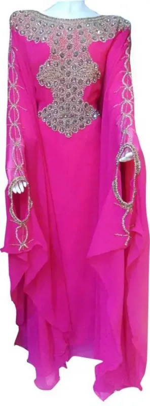 Picture of Radhe Designer Multicolor Georgette Kaftan Dress for Women - F9246