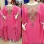 Picture of Black Georgette Kaftan Dress for Women