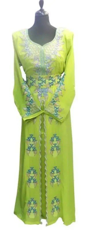 Picture of Radhe Designer Multicolor Georgette Kaftan Dress for Women - F7767