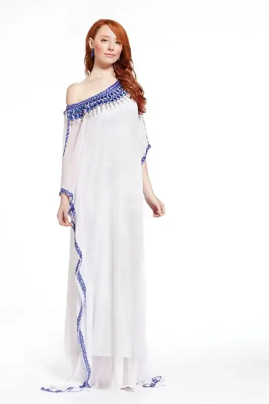 Picture of Radhe Designer Multicolor Georgette Kaftan Dress for Women - F10382