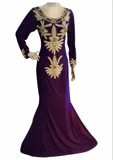 Picture of designer wear floor touch kaftan for wedding ceremony ,