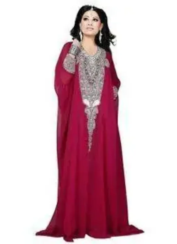 Picture of Radhe Designer Blue Georgette Kaftan Dress for Women - F6831