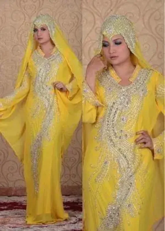 Picture of Radhe Designer Multicolor Georgette Kaftan Dress for Women - F6856