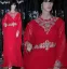 Picture of Multicolor Georgette Kaftan Dress for Women - Floral Stylish Occasion Look