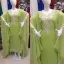Picture of Multicolor Georgette Kaftan Dress for Women - Beaded Statement Party Style