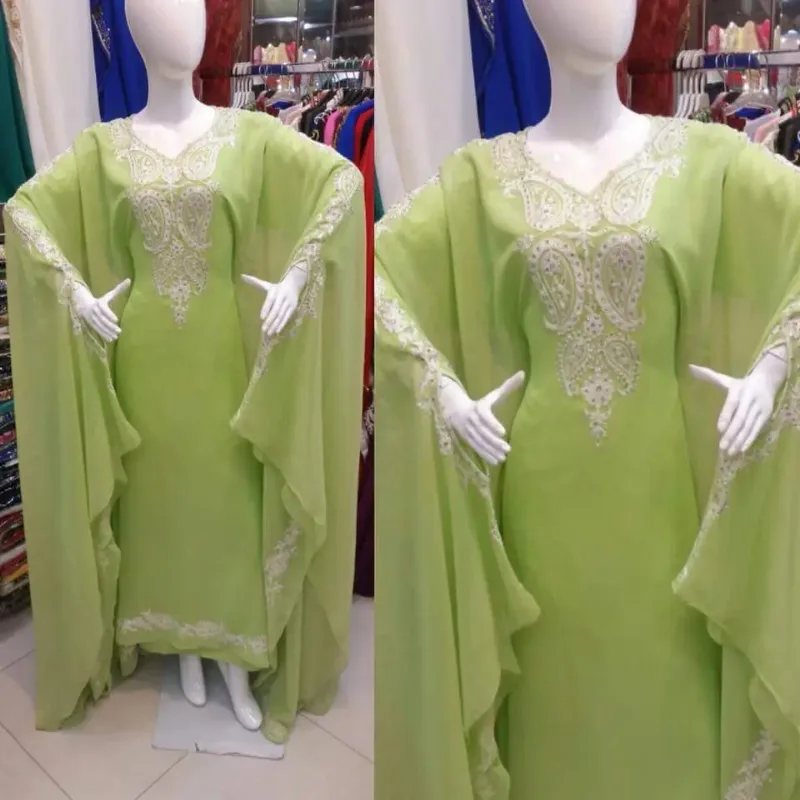 Picture of Radhe Designer Multicolor Georgette Kaftan Dress for Women - F2421