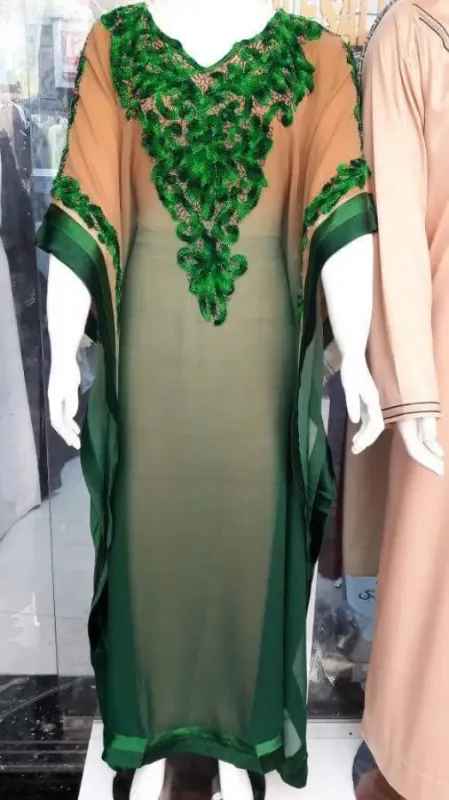 Picture of Radhe Designer Black Georgette Kaftan Dress for Women - F6577