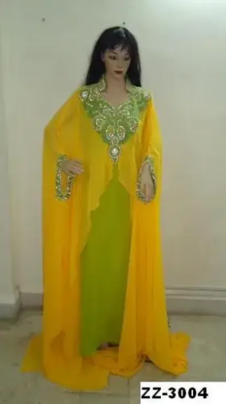 Picture of Radhe Designer Multicolor Georgette Kaftan Dress for Women - F6592