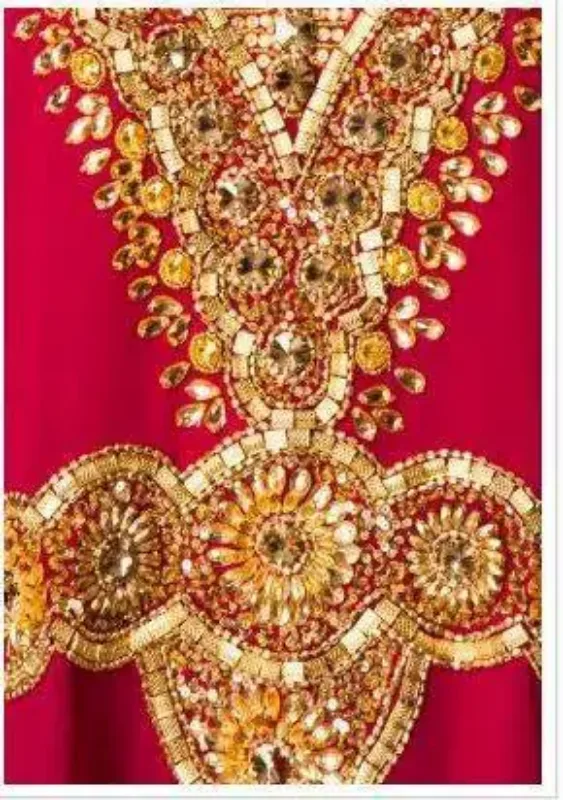 Picture of Radhe Designer Multicolor Georgette Kaftan Dress for Women - F6589