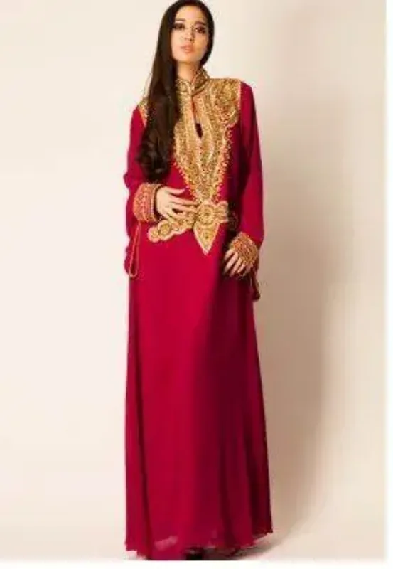 Picture of Radhe Designer Multicolor Georgette Kaftan Dress for Women - F6584