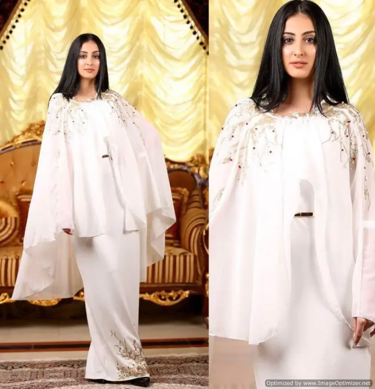 Picture of Radhe Designer Multicolor Georgette Kaftan Dress for Women - F6744