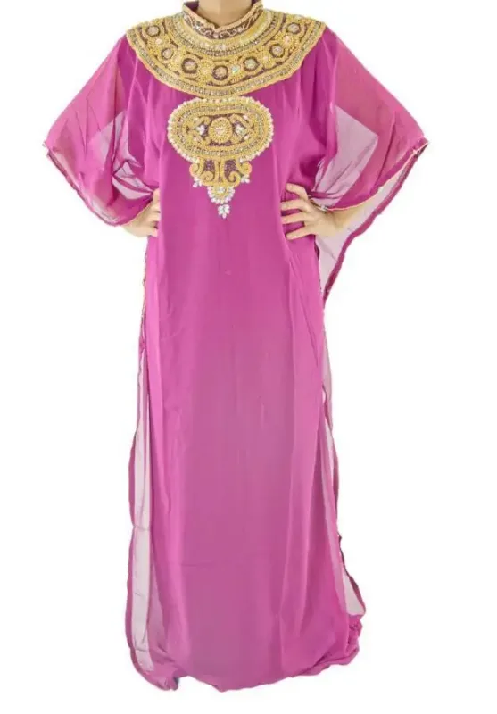 Picture of Radhe Designer Multicolor Georgette Kaftan Dress for Women - F6562