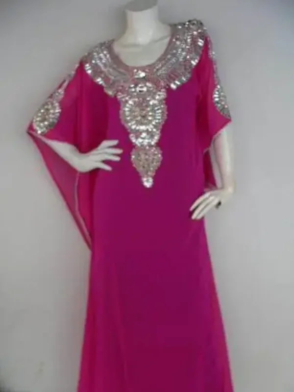 Picture of Radhe Designer Multicolor Georgette Kaftan Dress for Women - F6647
