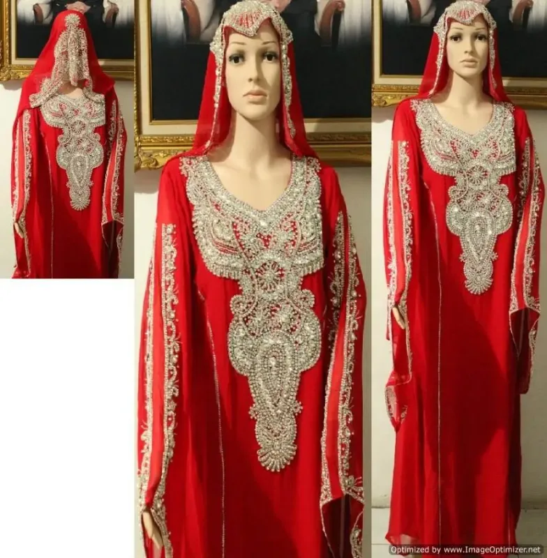 Picture of Radhe Designer Purple Georgette Kaftan Dress for Women - F6602