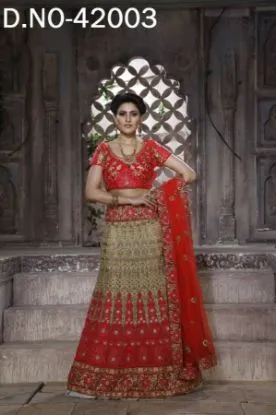 Picture of indian wedding lehenga women bollywood designer wear fe