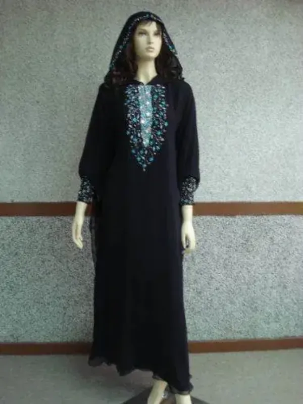 Picture of Radhe Designer Multicolor Georgette Kaftan Dress for Women - F6601