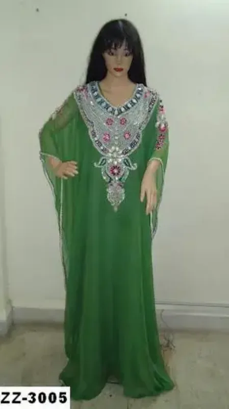 Picture of Radhe Designer Blue Georgette Kaftan Dress for Women - F6627