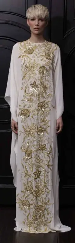 Picture of Radhe Designer Multicolor Georgette Kaftan Dress for Women - F6623