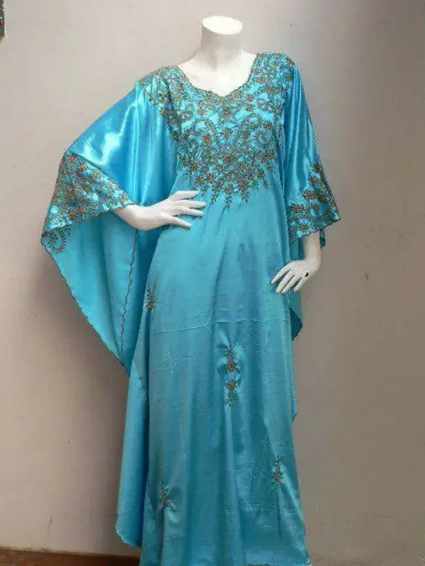 Picture of Radhe Designer Multicolor Georgette Kaftan Dress for Women - F6608