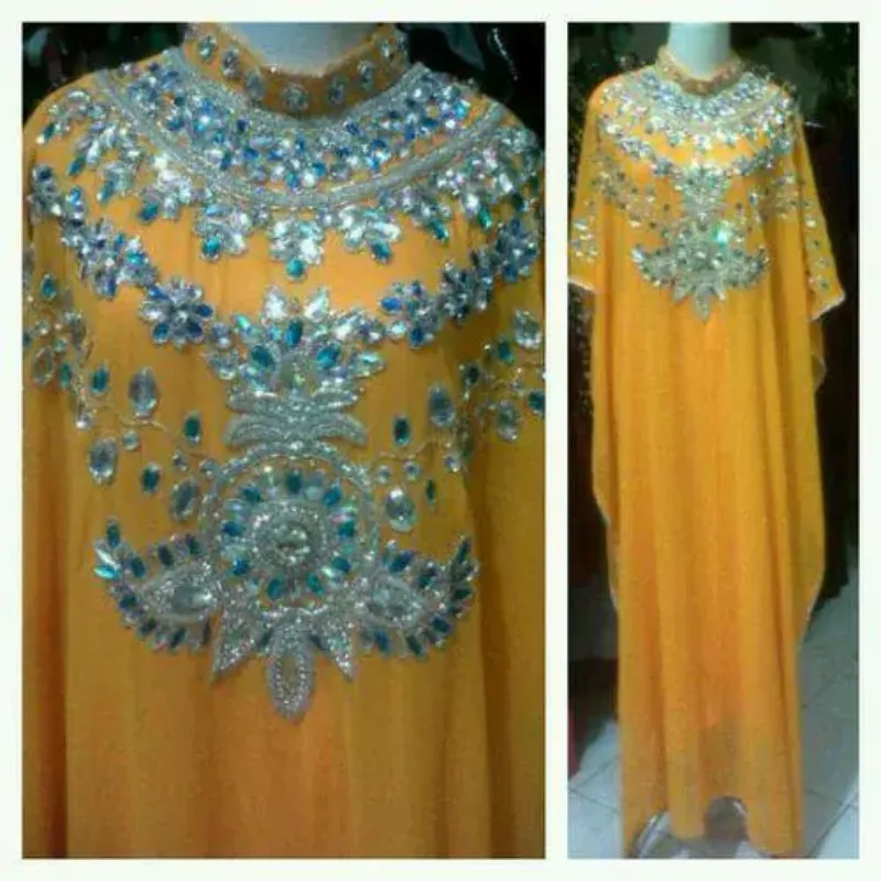 Picture of Radhe Designer Multicolor Georgette Kaftan Dress for Women - F6656