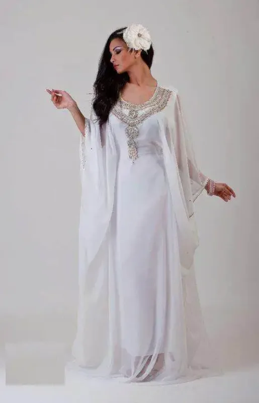 Picture of Radhe Designer Multicolor Georgette Kaftan Dress for Women - F6652