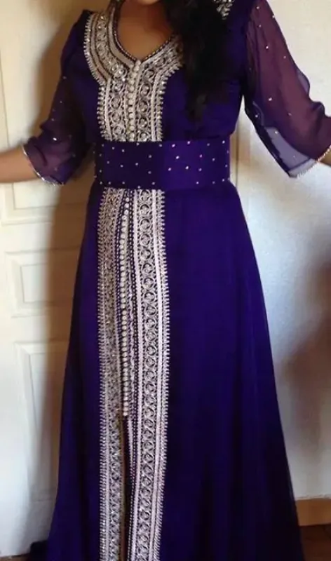 Picture of Radhe Designer Multicolor Georgette Kaftan Dress for Women - F6698