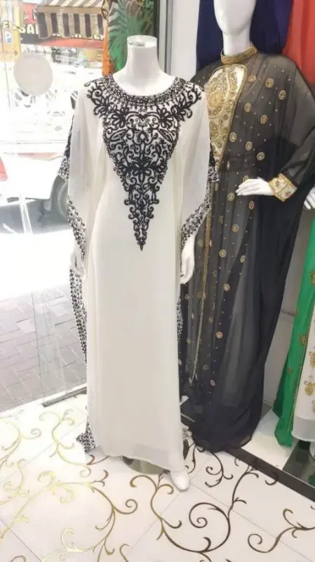 Picture of Radhe Designer Multicolor Georgette Kaftan Dress for Women - F1977