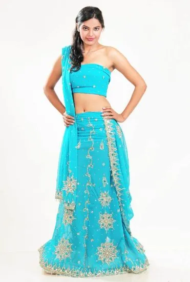 Picture of bollywood lehenga online shopping,ghagra choli on rent 