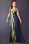 Picture of Black Georgette Modest Dress for Women - Lace Festive Party Look
