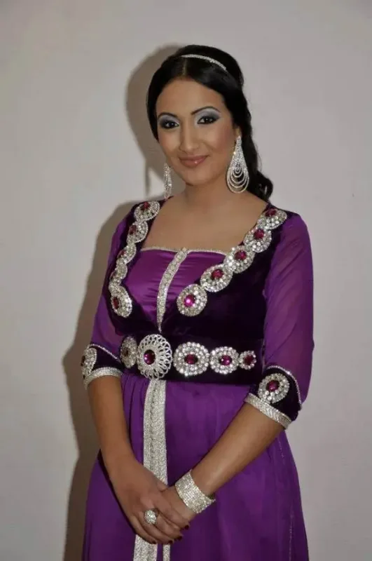 Picture of Radhe Designer Multicolor Georgette Kaftan Dress for Women - F6737