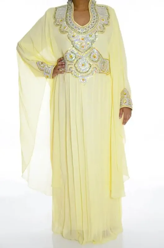 Picture of Radhe Designer Multicolor Georgette Kaftan Dress for Women - F6567