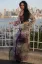 Picture of Multicolor Georgette Farasha Dress for Women - Floral Elegant Occasion Style