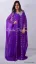 Picture of Multicolor Georgette Modest Dress for Women - Thread Work Classic Evening Style