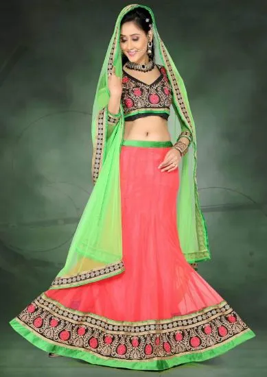 Picture of bollywood bridal lehenga collection,ghagra choli stitch