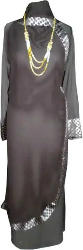 Picture of Radhe Designer Multicolor Georgette Kaftan Dress for Women - F10090