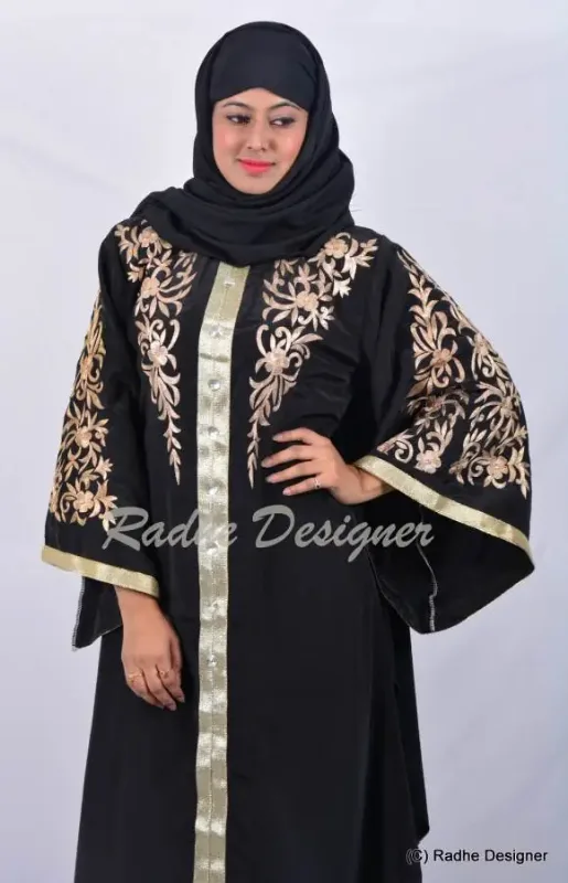 Picture of Radhe Designer Multicolor Georgette Kaftan Dress for Women - Y658