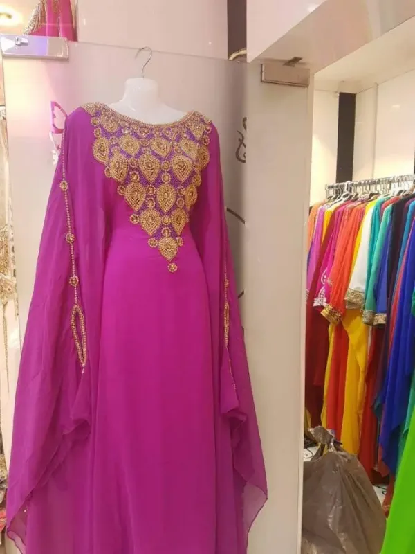Picture of Radhe Designer Multicolor Georgette Kaftan Dress for Women - F1648