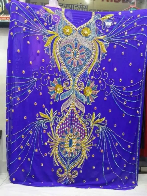 Picture of Radhe Designer Multicolor Georgette Kaftan Dress for Women - F10035