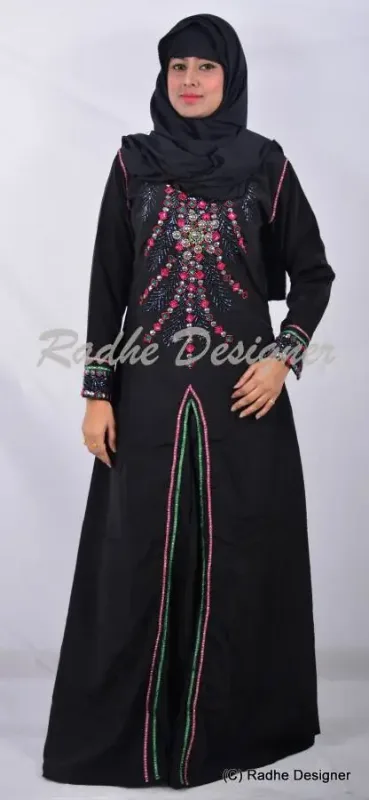 Picture of Radhe Designer Yellow Georgette Kaftan Dress for Women - Y629