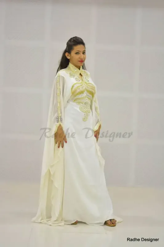 Picture of Radhe Designer Multicolor Georgette Kaftan Dress for Women - Y436
