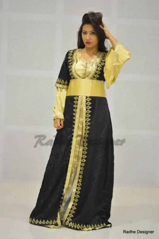 Picture of Radhe Designer Purple Georgette Kaftan Dress for Women - Y823