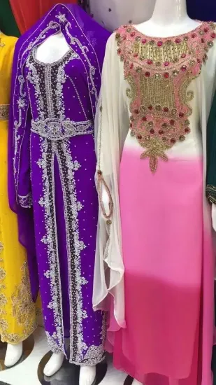 Picture of dubai farasha abaya jalabiya bridal arabian ma,f1713