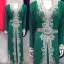 Picture of Multicolor Georgette Kaftan Dress for Women - Floral Elegant Draped Look