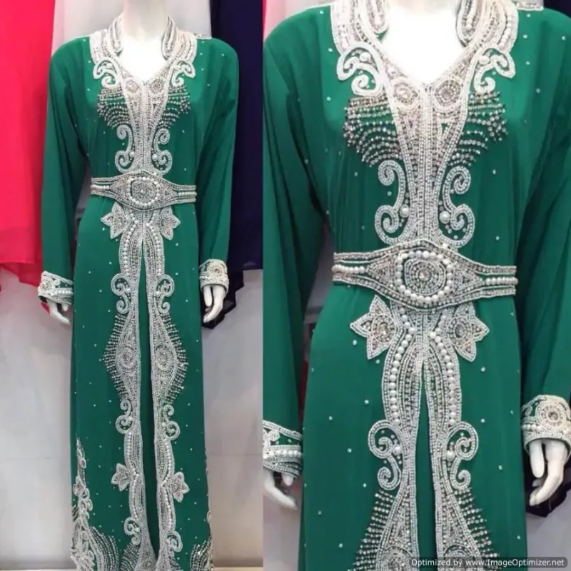 Picture of Radhe Designer Multicolor Georgette Kaftan Dress for Women - F2205