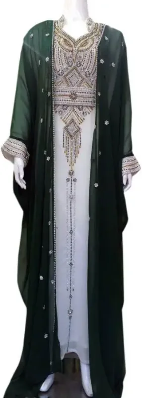 Picture of Radhe Designer Multicolor Georgette Kaftan Dress for Women - F1733