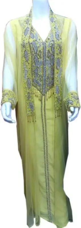 Picture of Radhe Designer Multicolor Georgette Kaftan Dress for Women - F10120