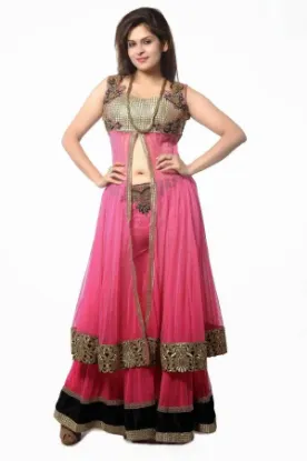 Picture of bollywood long lehenga,ghagra choli for one year oldcha