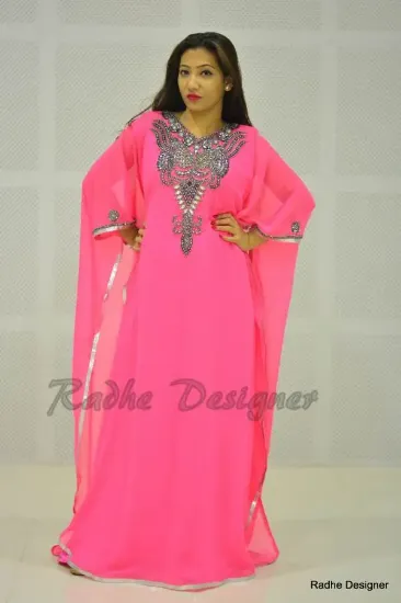 Picture of dubai modern jalabiya bridal maghribi kaftan long s ,y5